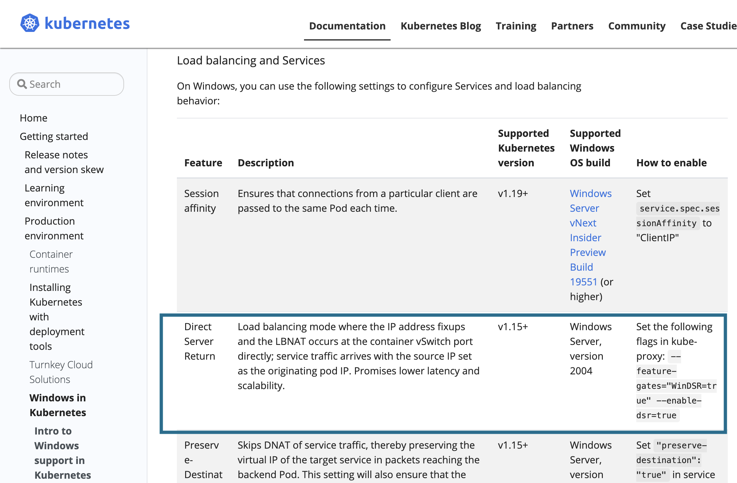 windows container service